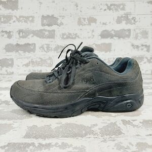 RYKA  Catalist PLus II Suede Dark Grey Lace Up Walking Sneaker V683